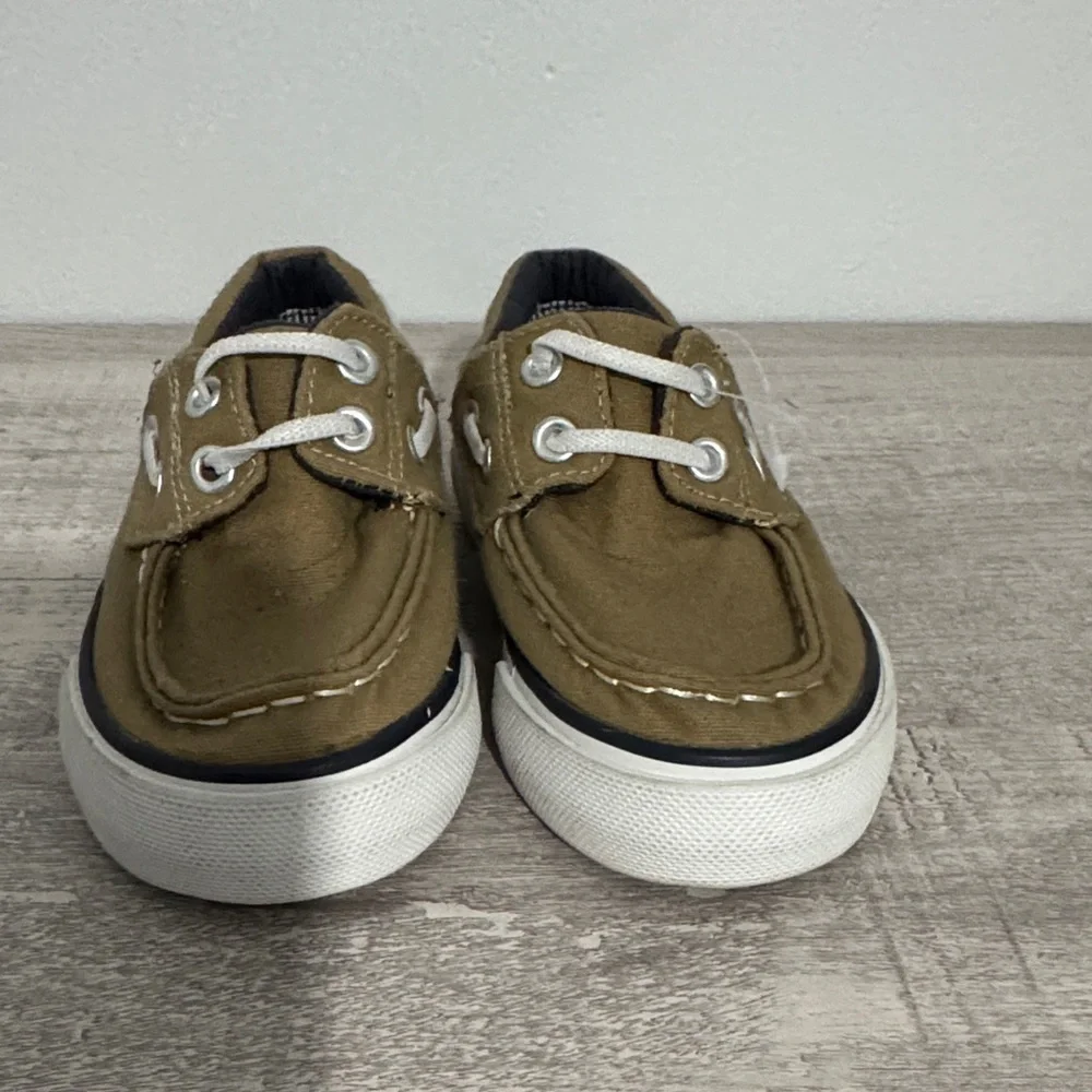 Toddler Tan Boat Shoes